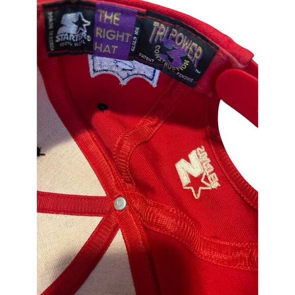 San Francisco 49ers Red Snapback Hat NFL Embroidered Logo Adjustable Cap - Picture 12 of 14